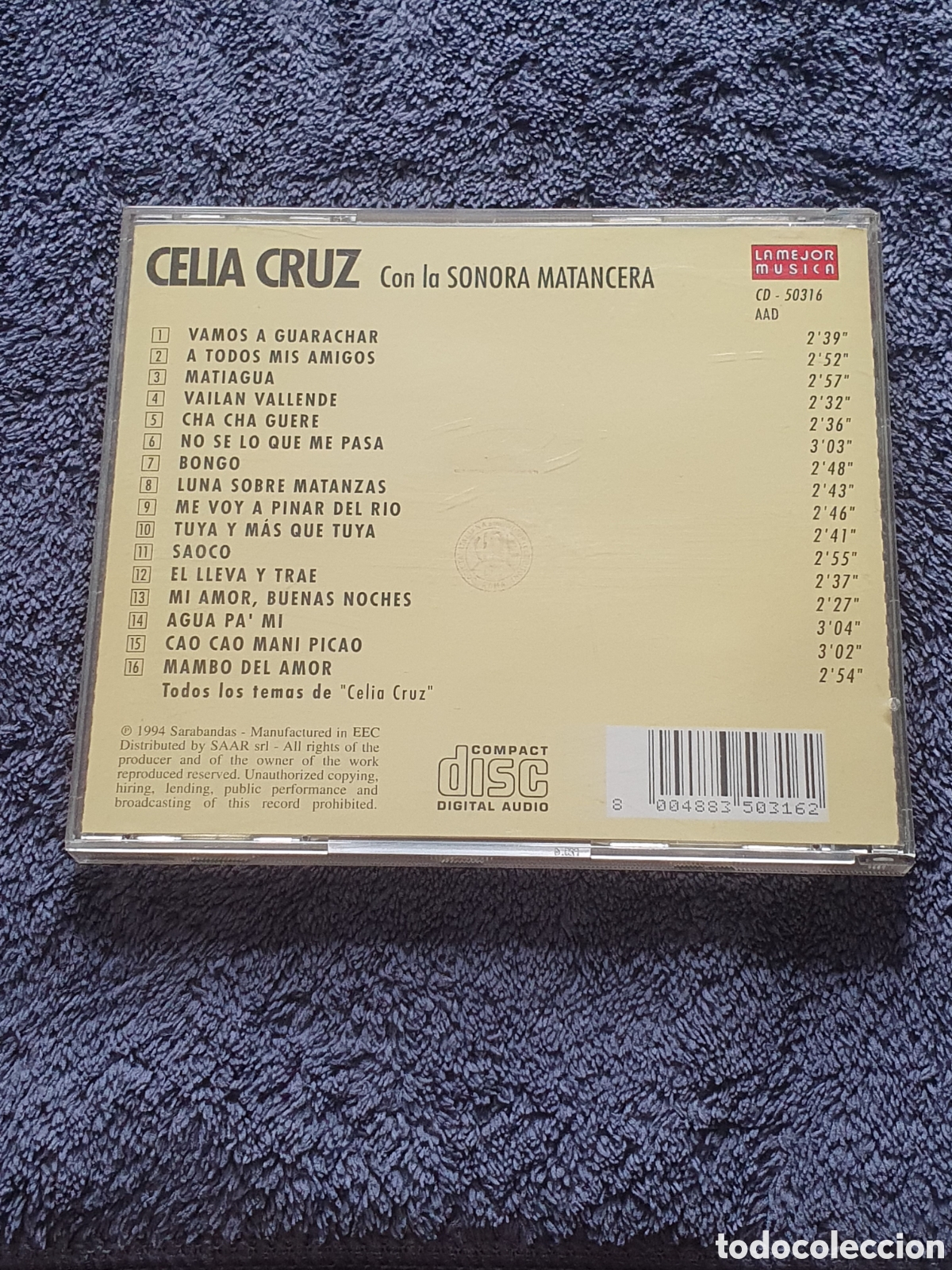 CDs de m&uacute;sica: CD-25. Celia Cruz - Sonora Matancera, De 2&ordf; Mano. - Foto 2