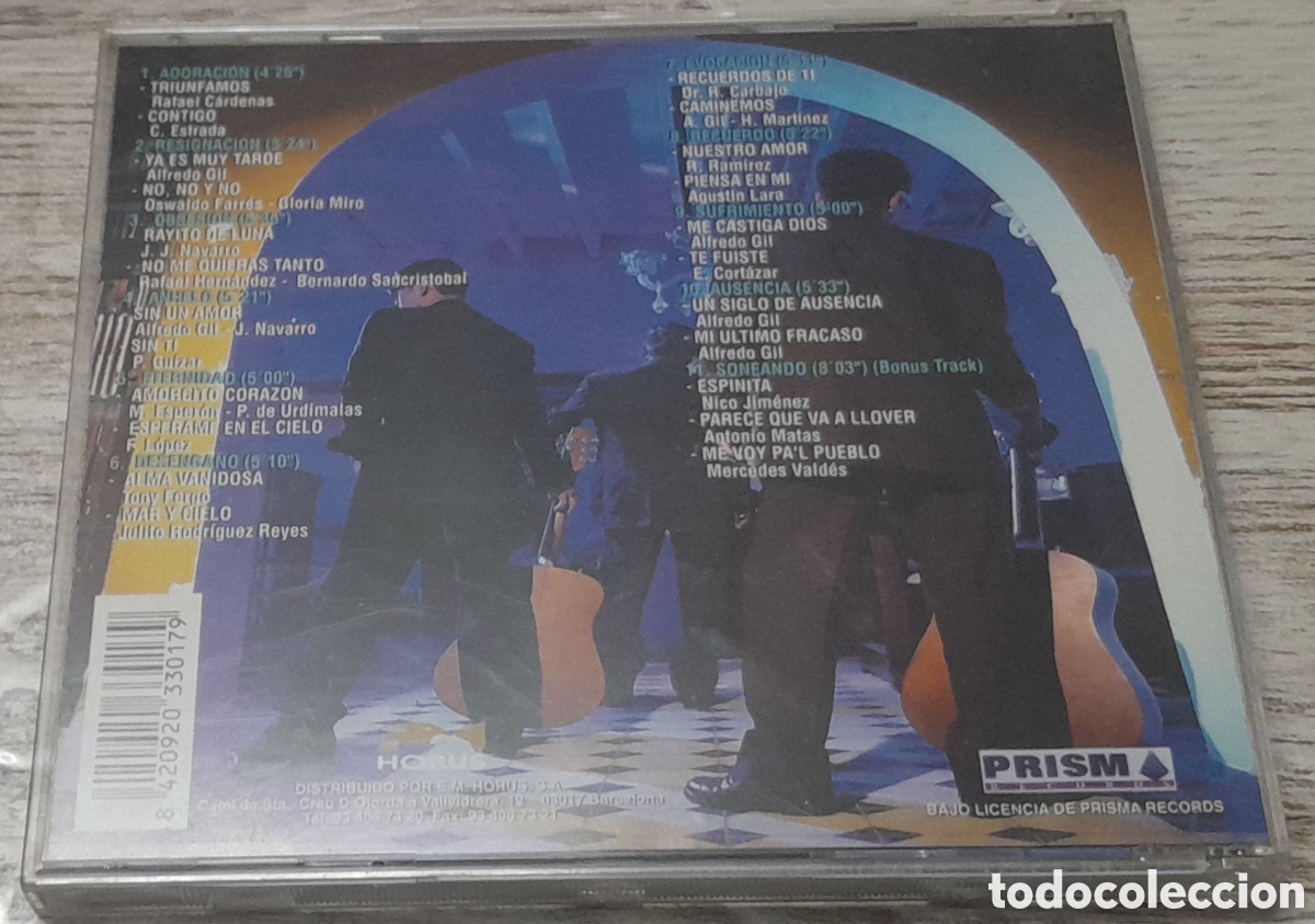 CDs de m&uacute;sica: LOS TRI-O - NUESTRO AMOR - Foto 2