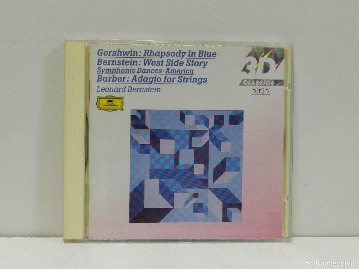 CDs de m&uacute;sica: DISCO CD. Bernstein Conducts Gershwin Barber Bernstein. COMPACT DISC. - Foto 1