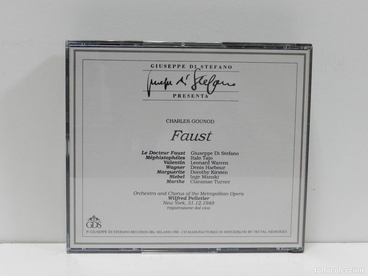 CDs de m&uacute;sica: DISCO 2 X CD. Gounod, Giuseppe Di Stefano &ndash; Faust. COMPACT DISC. - Foto 2