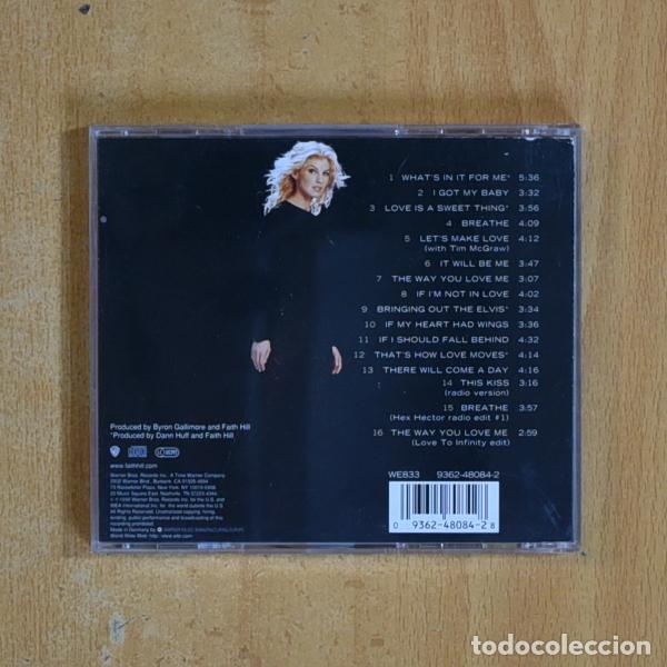 CDs de m&uacute;sica: FAITH HILL - BREATHE - CD - Foto 2