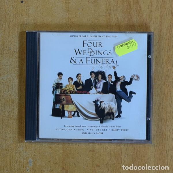 CDs de m&uacute;sica: VARIOS - FOUR WEDDINGS & A FUNERAL - CD - Foto 1