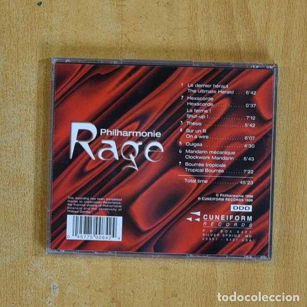 CDs de m&uacute;sica: RAGE - PHILHARMONIE - CD - Foto 2