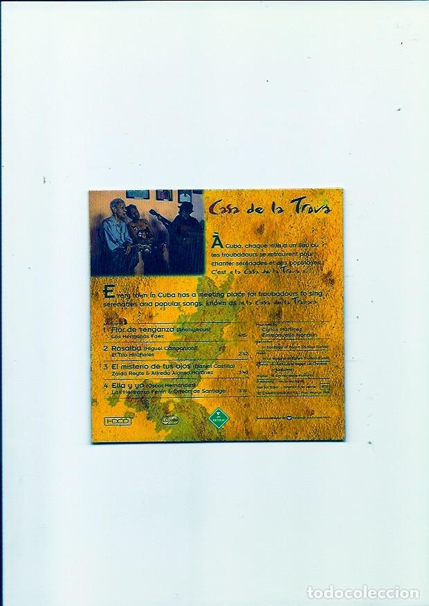 CDs de m&uacute;sica: CASA DE LA TROVA . 4 temas (2 cds ep 1999) - Foto 5