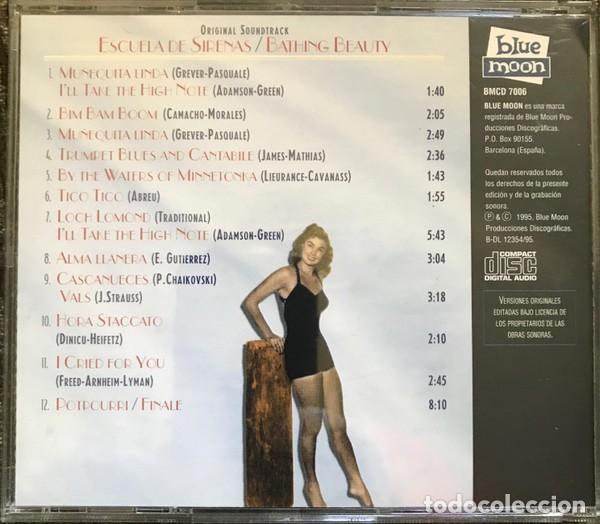 CDs de m&uacute;sica: Escuela De Sirenas / Bathing Beauty - Foto 2