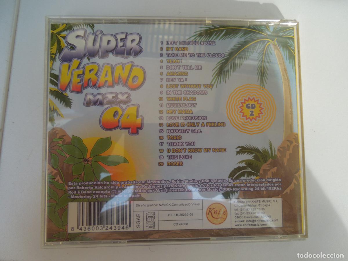 CDs de m&uacute;sica: SUPER VERANO MIX 04 - CD - Foto 2
