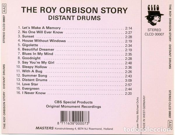 CDs de m&uacute;sica: The Roy Orbison Story - Distant Drums - Foto 2