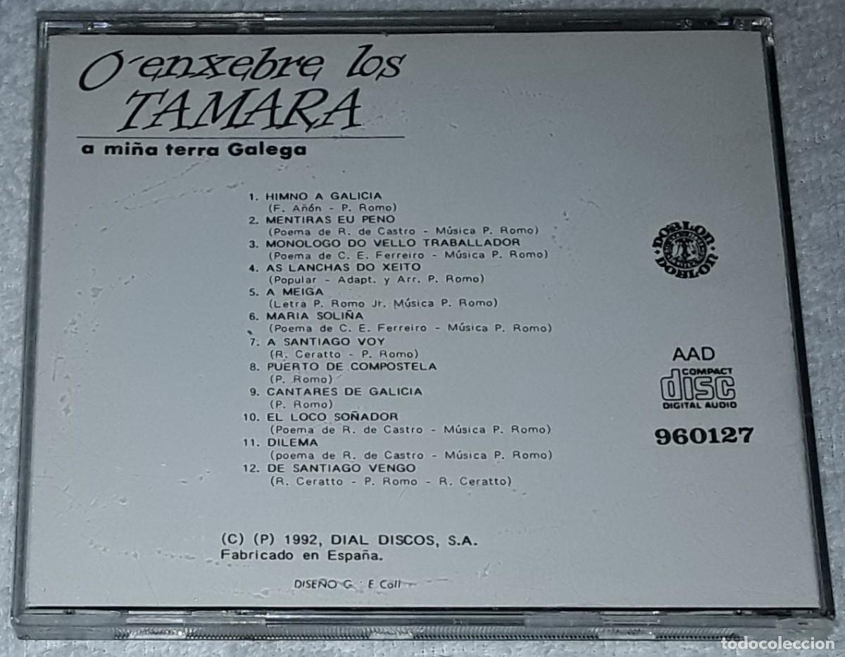 CDs de m&uacute;sica: CD - LOS TAMARA - OENXEBRE - OENXEBRE DOS TAMARA - Foto 2