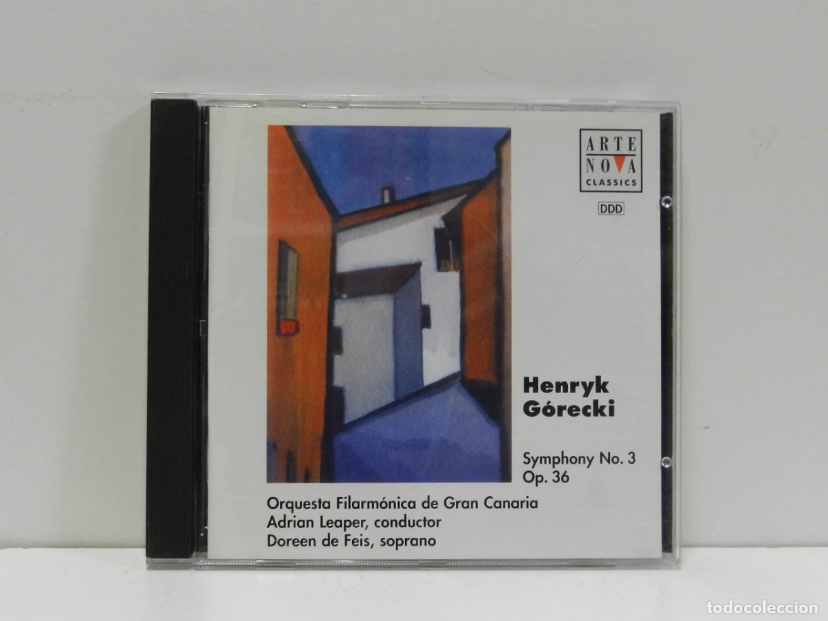 CDs de m&uacute;sica: DISCO CD. Henryk G&oacute;recki &ndash; Symphony No. 3, Op. 36. COMPACT DISC. - Foto 1
