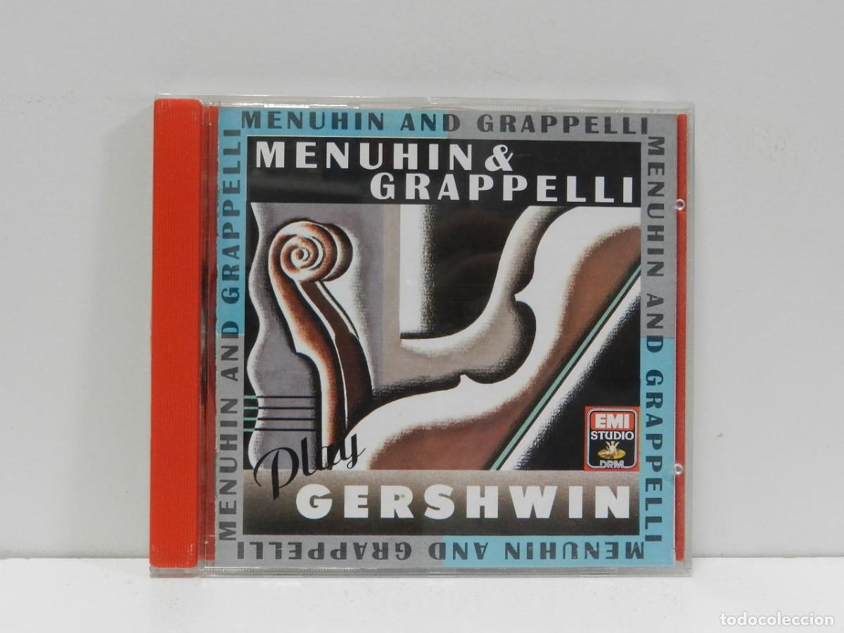 CDs de m&uacute;sica: DISCO CD. Menuhin / Grappelli - Gershwin &ndash; Menuhin & Grappelli Play Gershwin. COMPACT DISC. - Foto 1