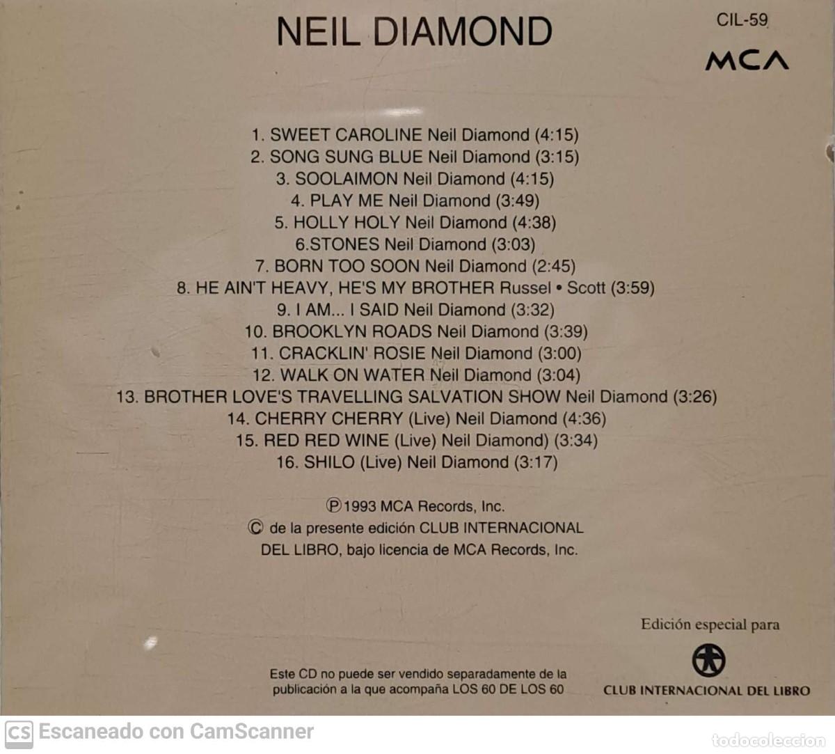 CDs de m&uacute;sica: Neil Diamond &lrm;&ndash; The ★ Collection - Foto 2