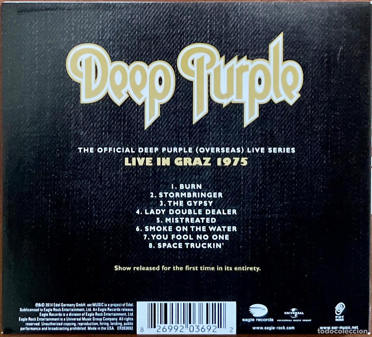 CDs de m&uacute;sica: DEEP PURPLE - GRAZ 1975 - Foto 2