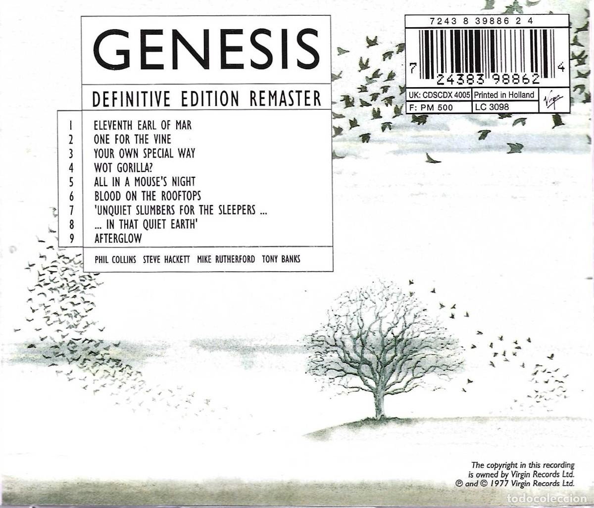 CDs de m&uacute;sica: GENESIS &uml;WIND AND WUTHERING&uml; (CD) - Foto 2