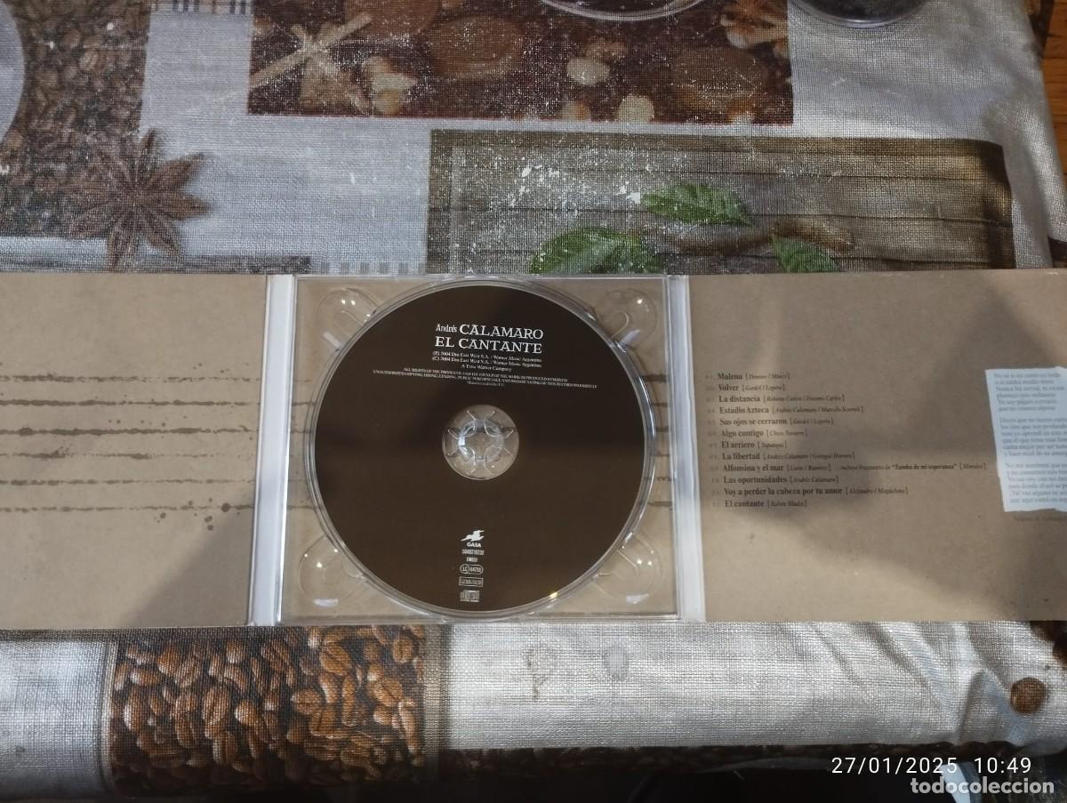 CDs de m&uacute;sica: CD - ANDRES CALAMARO - EL CANTANTE - Foto 2