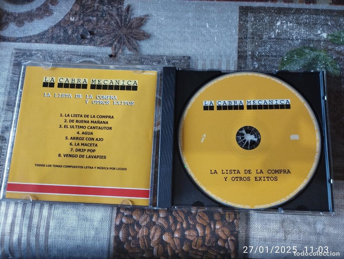 CDs de m&uacute;sica: CD - LA CABRA MECANICA - LA LISTA DE LA COMPRA Y OTROS EXITOS - Foto 2