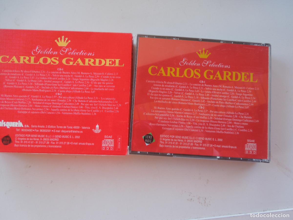 CDs de m&uacute;sica: CARLOS GARDEL - 2 CD,S - 2002 EN CAJA - Foto 4