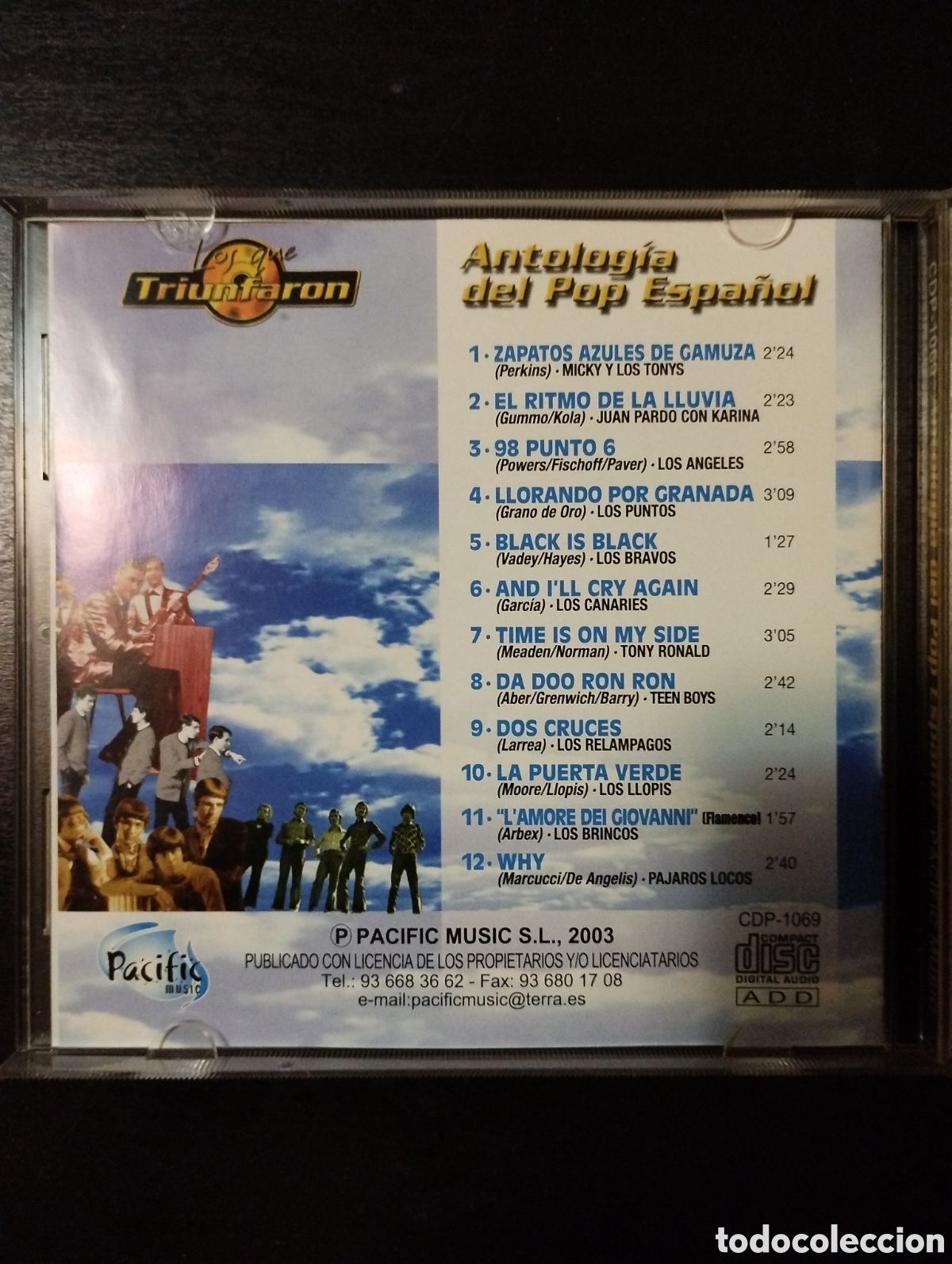CDs de m&uacute;sica: Los que triunfaron. Antolog&iacute;a Del Pop Espa&ntilde;ol. CD, Compilation - Foto 2