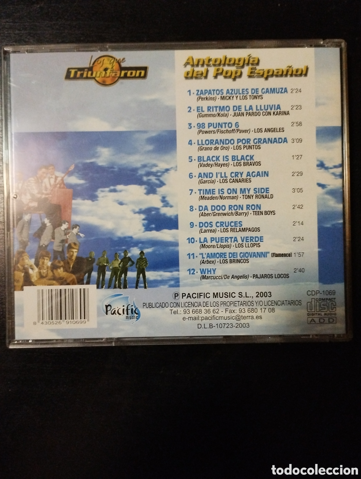 CDs de m&uacute;sica: Los que triunfaron. Antolog&iacute;a Del Pop Espa&ntilde;ol. CD, Compilation - Foto 4