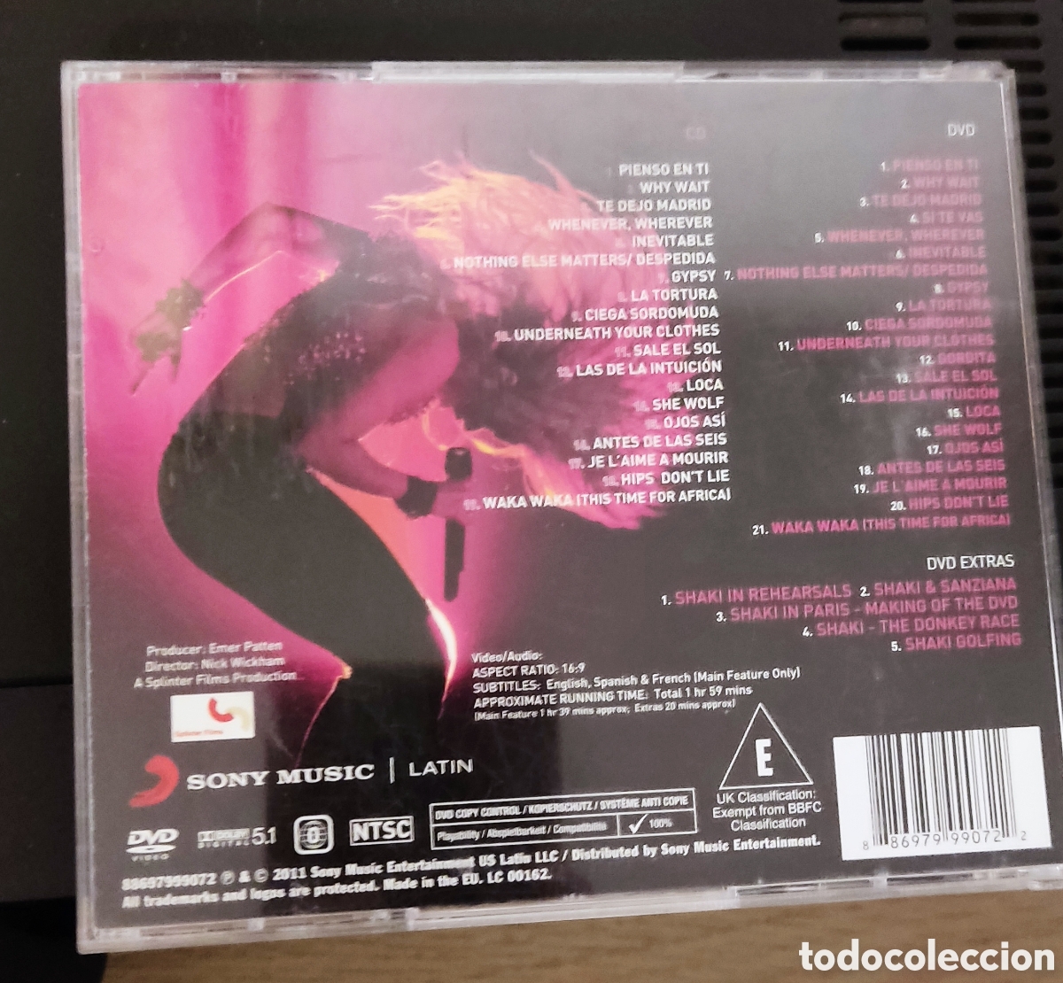 CDs de m&uacute;sica: CD Shakira - Live from Paris - Foto 2