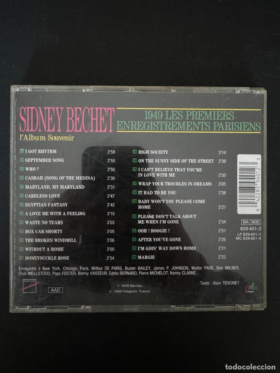 CDs de m&uacute;sica: Sidney Bechet LAlbum Souvenir CD - Foto 2