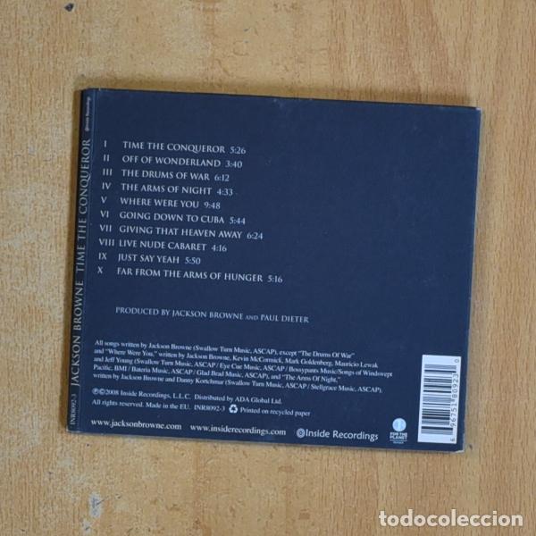 CDs de m&uacute;sica: JACKSON BROWNE - TIME THE CONQUEROR - CD - Foto 2