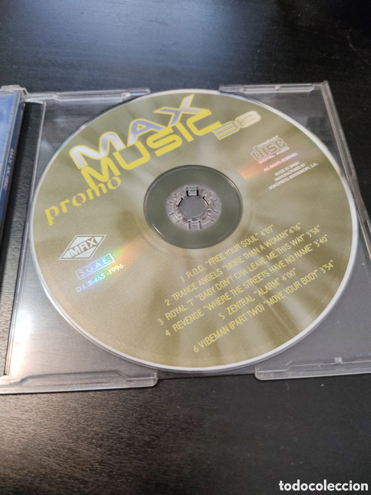CDs de m&uacute;sica: Promo Max 38 CD single 1996 Espa&ntilde;a - Foto 2