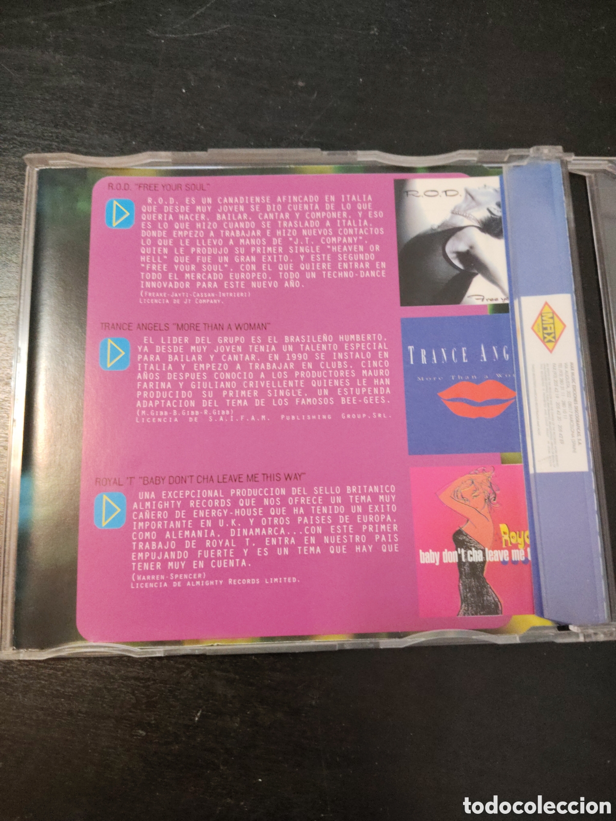 CDs de m&uacute;sica: Promo Max 38 CD single 1996 Espa&ntilde;a - Foto 3