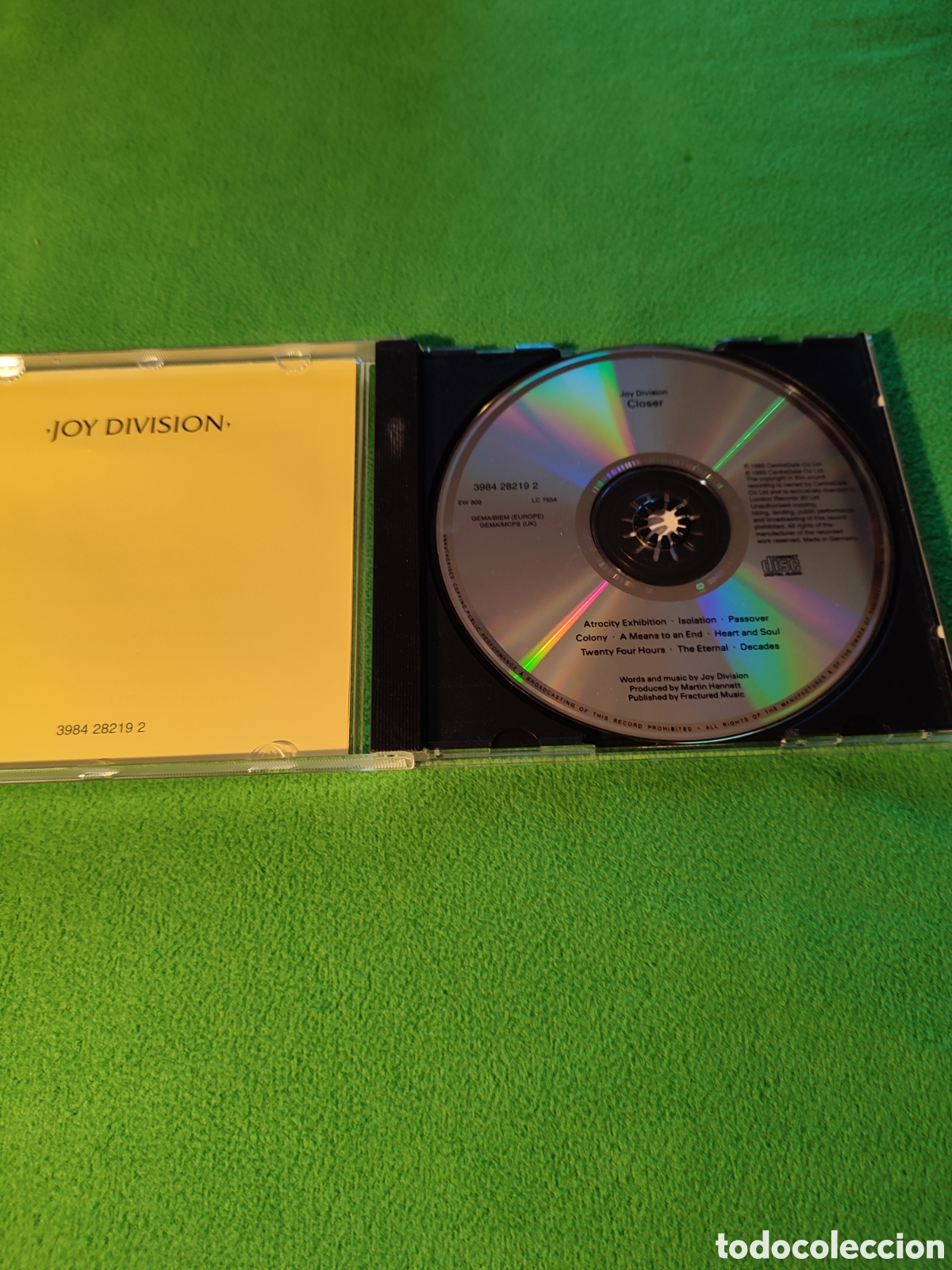 CDs de m&uacute;sica: Joy Divisi&oacute;n - Closer edicion alemana - Foto 2