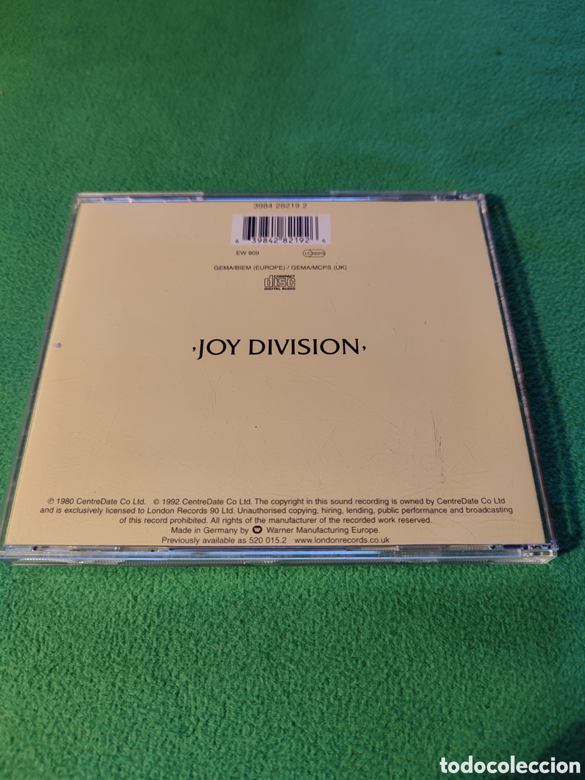 CDs de m&uacute;sica: Joy Divisi&oacute;n - Closer edicion alemana - Foto 3