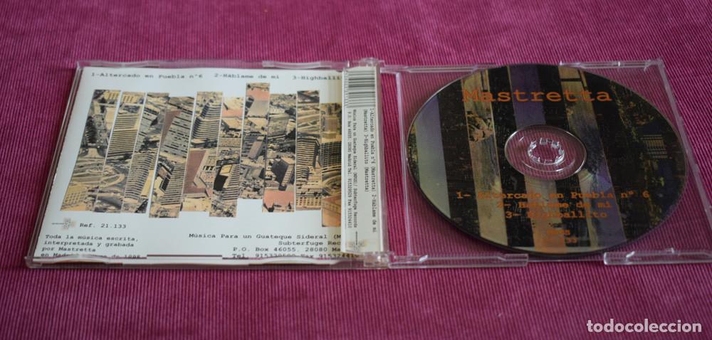 CDs de m&uacute;sica: MASTRETTA &ndash; Highballito - CD EP 3 TEMAS - 1998 - Foto 2