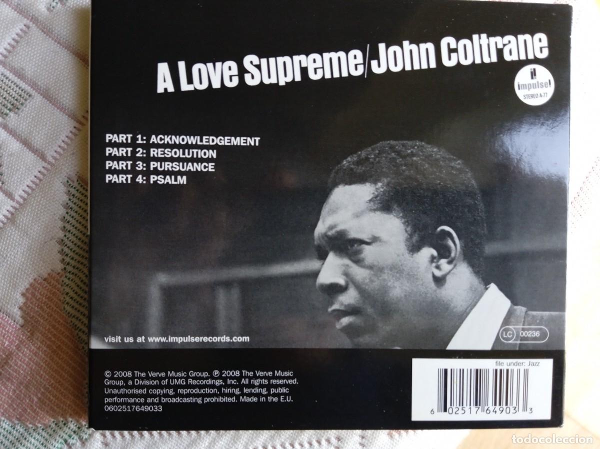 CDs de m&uacute;sica: JOHN COLTRANE A Love Supreme cd 2&ordf; mano - Foto 2