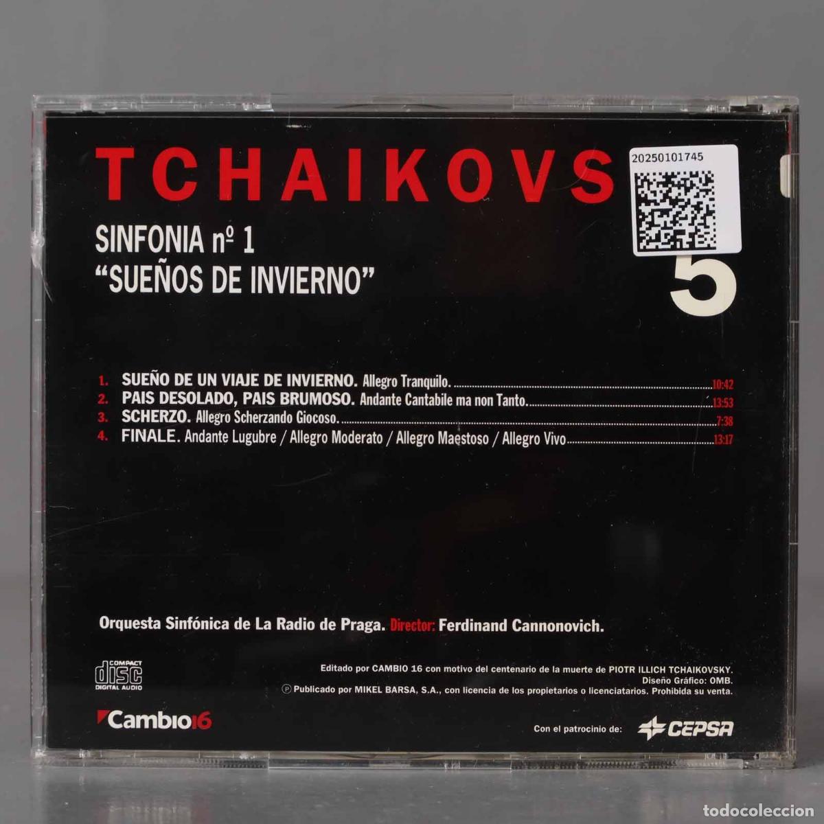 CDs de m&uacute;sica: CD. SINFONIA 1 &acute;SUE&Ntilde;OS DE INVIERNO&acute;. TCHAIKOVSKY - Foto 2