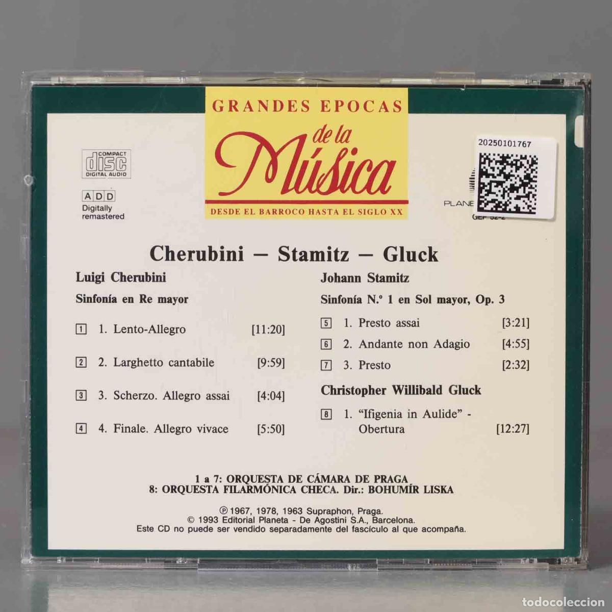 CDs de m&uacute;sica: CD. Cherubini &mdash; Stamitz - Gluck. LISKA - Foto 2