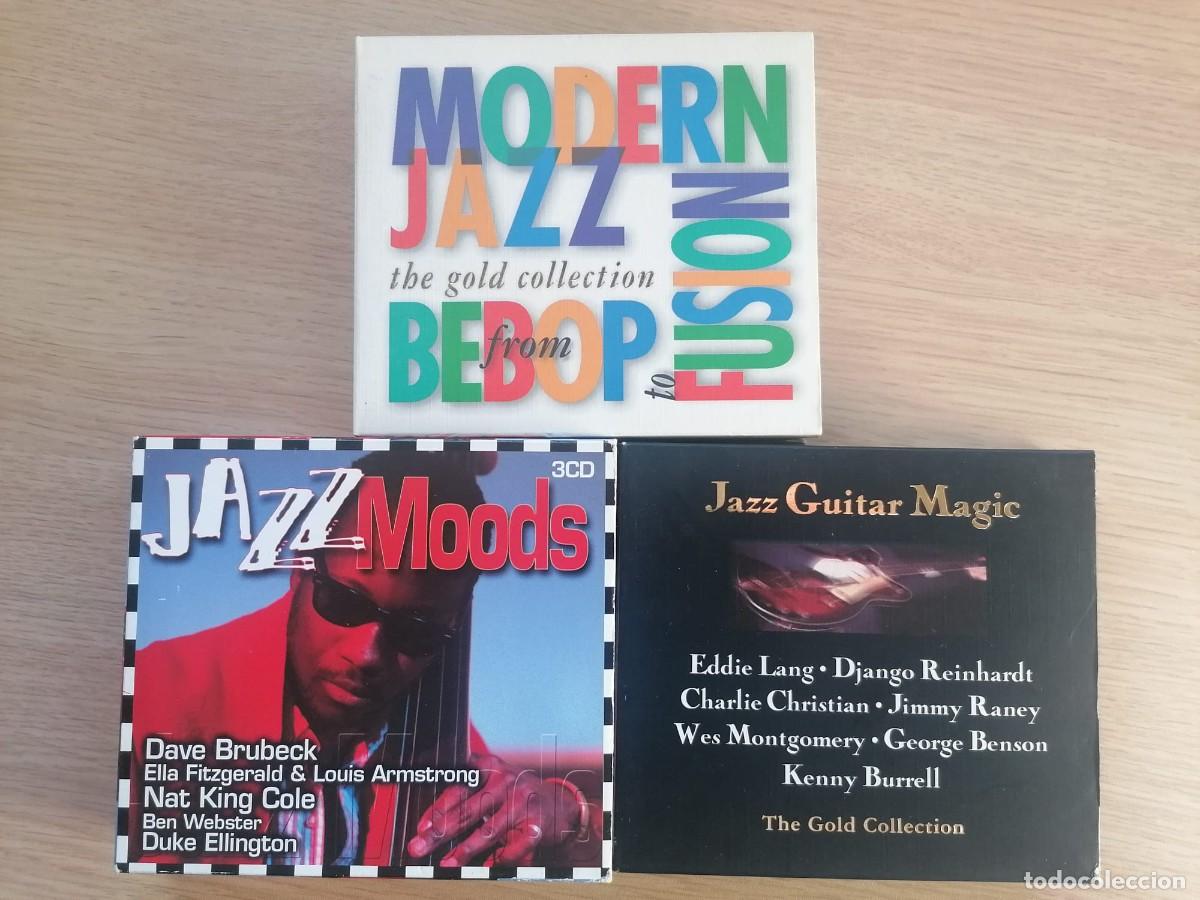 CD di Musica: 3 recopilatorios CD Jazz Moods, Guitar y Modern Jazz (son 7 CDs)