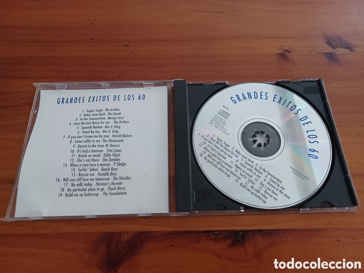 CDs de m&uacute;sica: Cd grandes exitos de los 60 - Foto 3