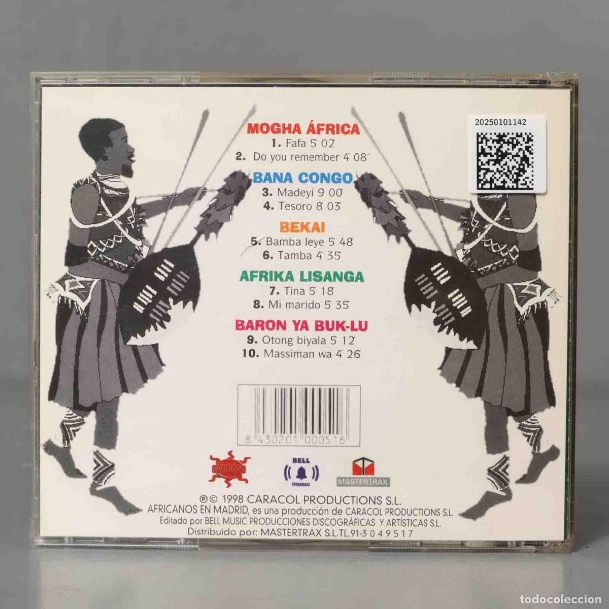 CDs de m&uacute;sica: CD. Africanos En Madrid - Foto 2