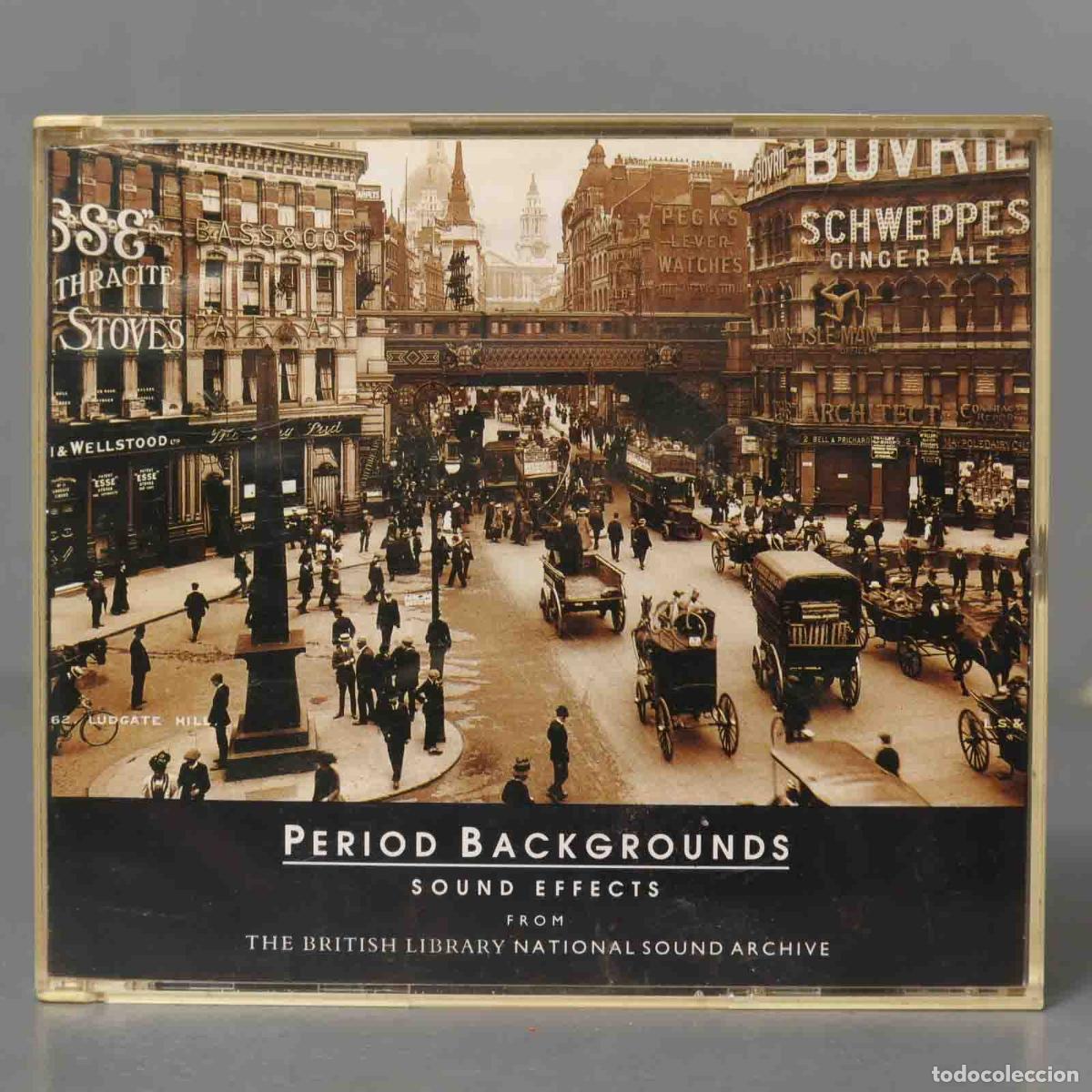 CDs de m&uacute;sica: CD. PERIOD BACK GROUNDS SOUND EFFECTS - Foto 1