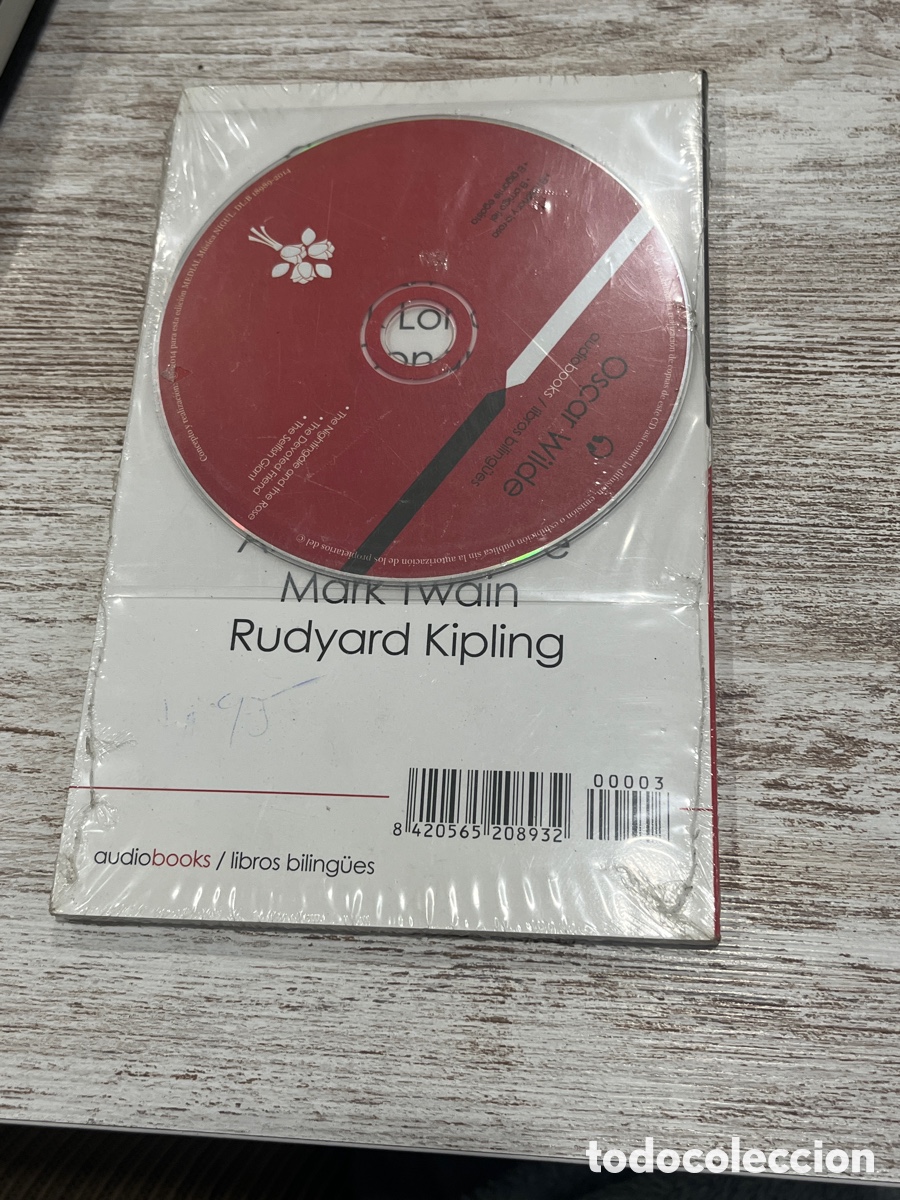 CDs de m&uacute;sica: Oscar Wilde Audiolibro Biling&uuml;e - Foto 2