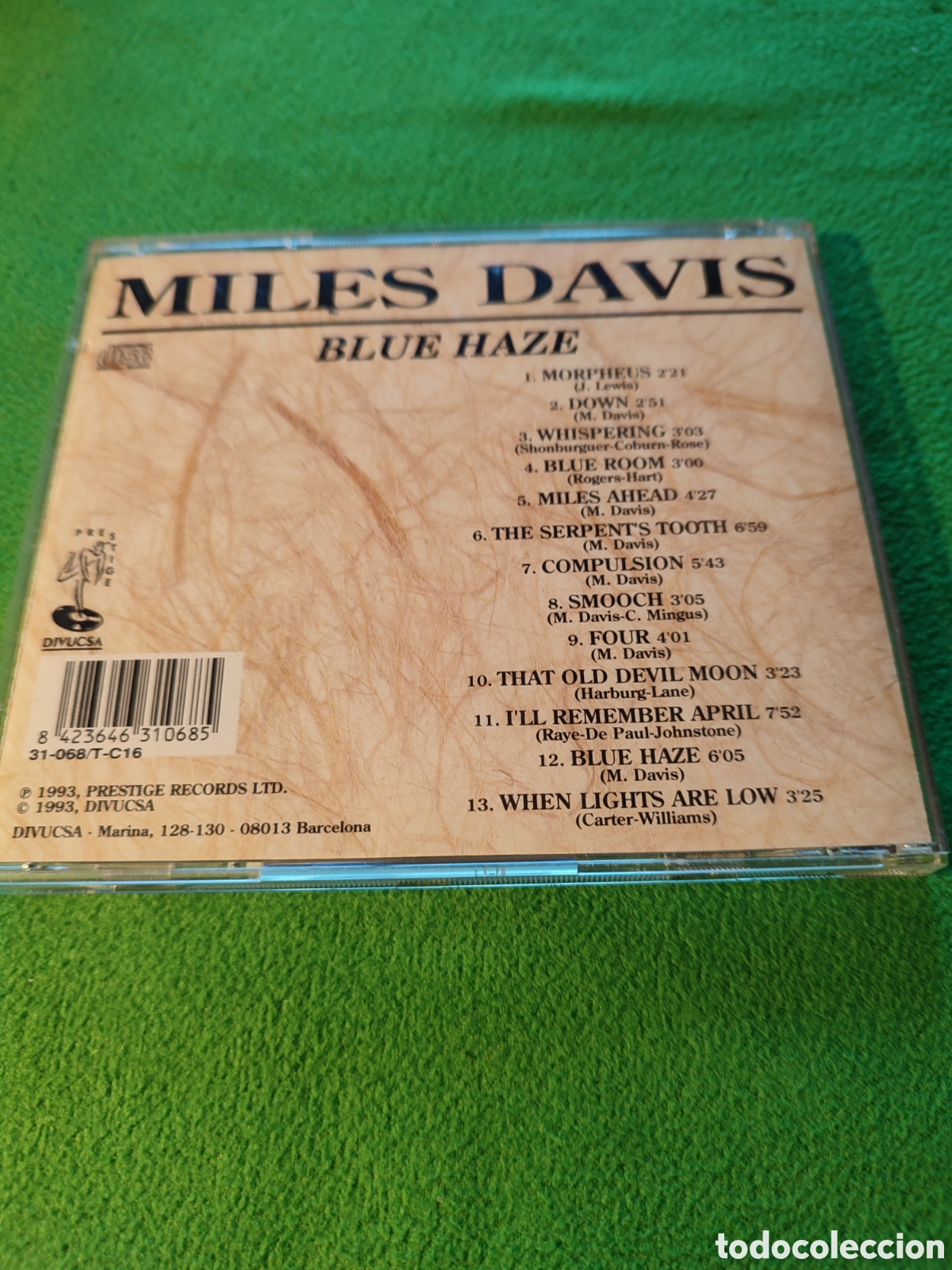 CDs de m&uacute;sica: Miles Davis - Blue Haze edici&oacute;n Divucsa - Foto 3