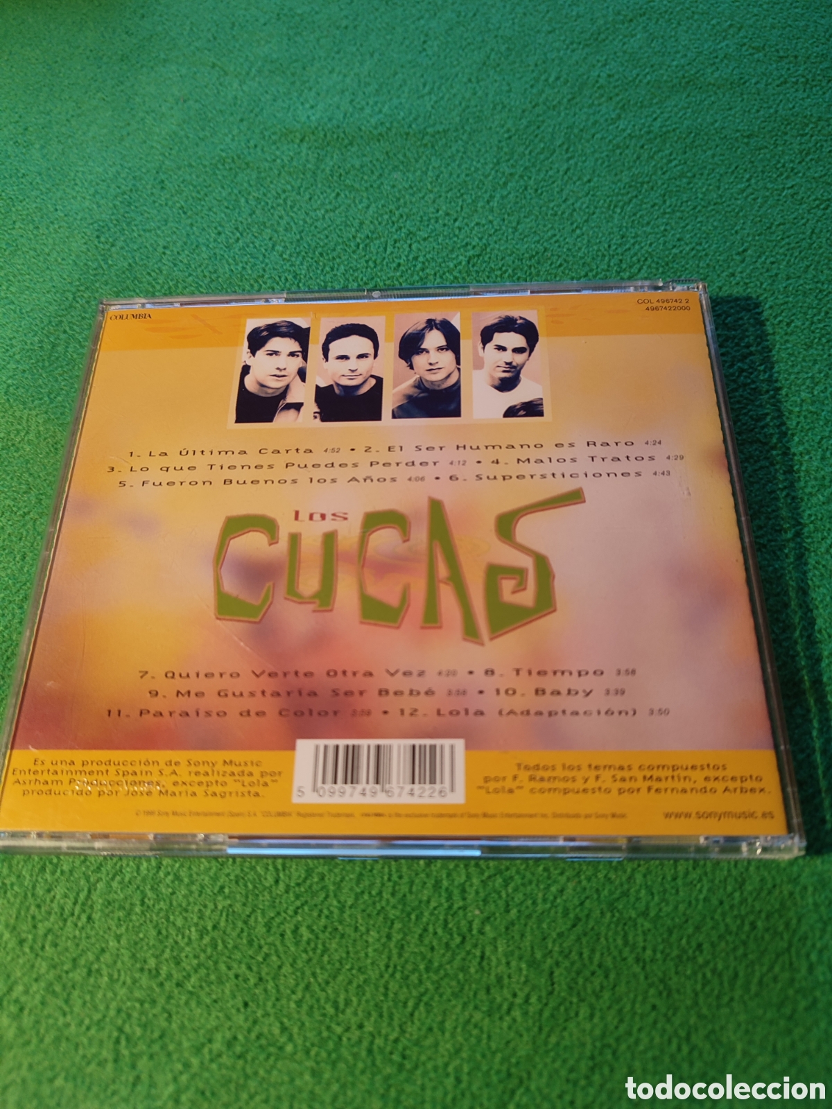 CDs de m&uacute;sica: Los Cucas - El ser humano es raro - Foto 3