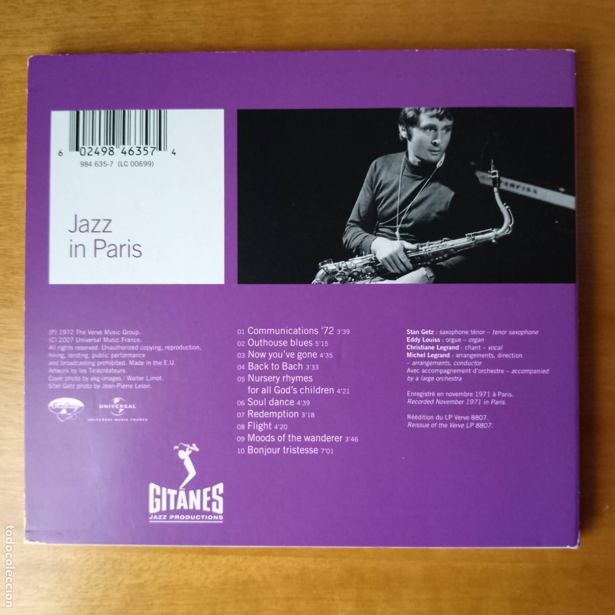 CDs de m&uacute;sica: Stan Getz. Communications 72. CD - Foto 2