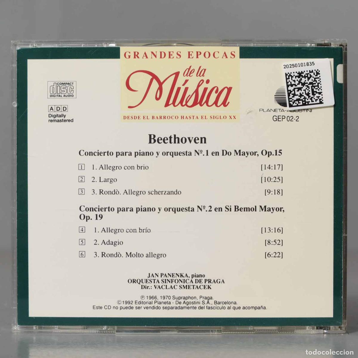 CDs de m&uacute;sica: CD. BEETHOVEN OP 15 19 - Foto 2