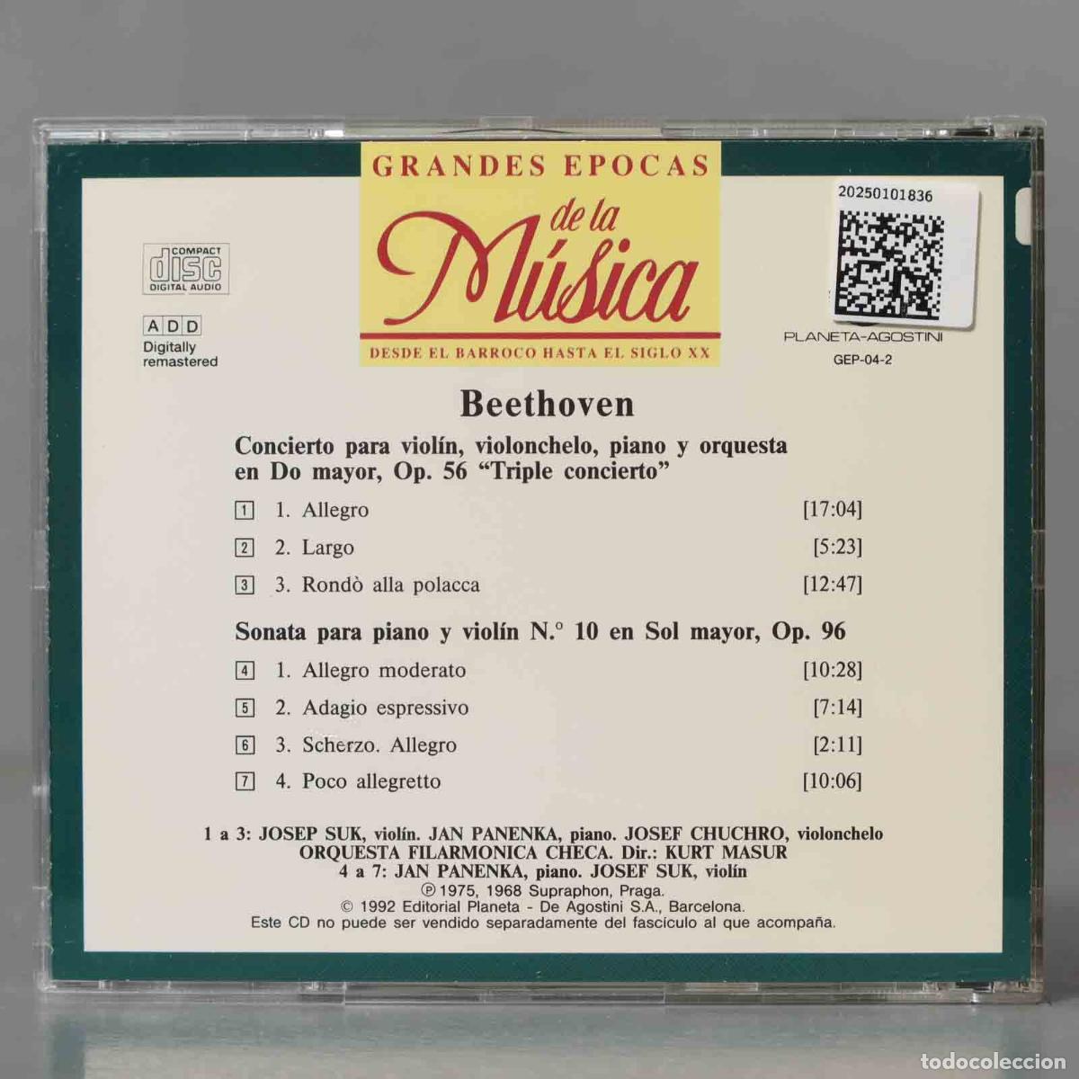 CDs de m&uacute;sica: CD. BEETHOVEN OP 56 96 - Foto 2