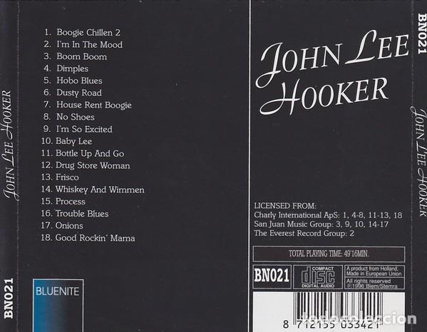 CDs de m&uacute;sica: John Lee Hooker - Boogie Man (CD, Comp) Label:Bluenite Cat#: BN021 - Foto 2