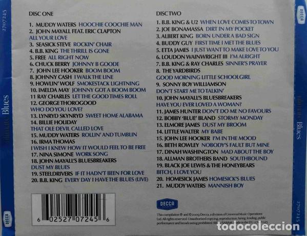 CDs de m&uacute;sica: Various - Ultimate Blues (2xCD, Comp) Label:Decca Cat#: 2707245 - Foto 2