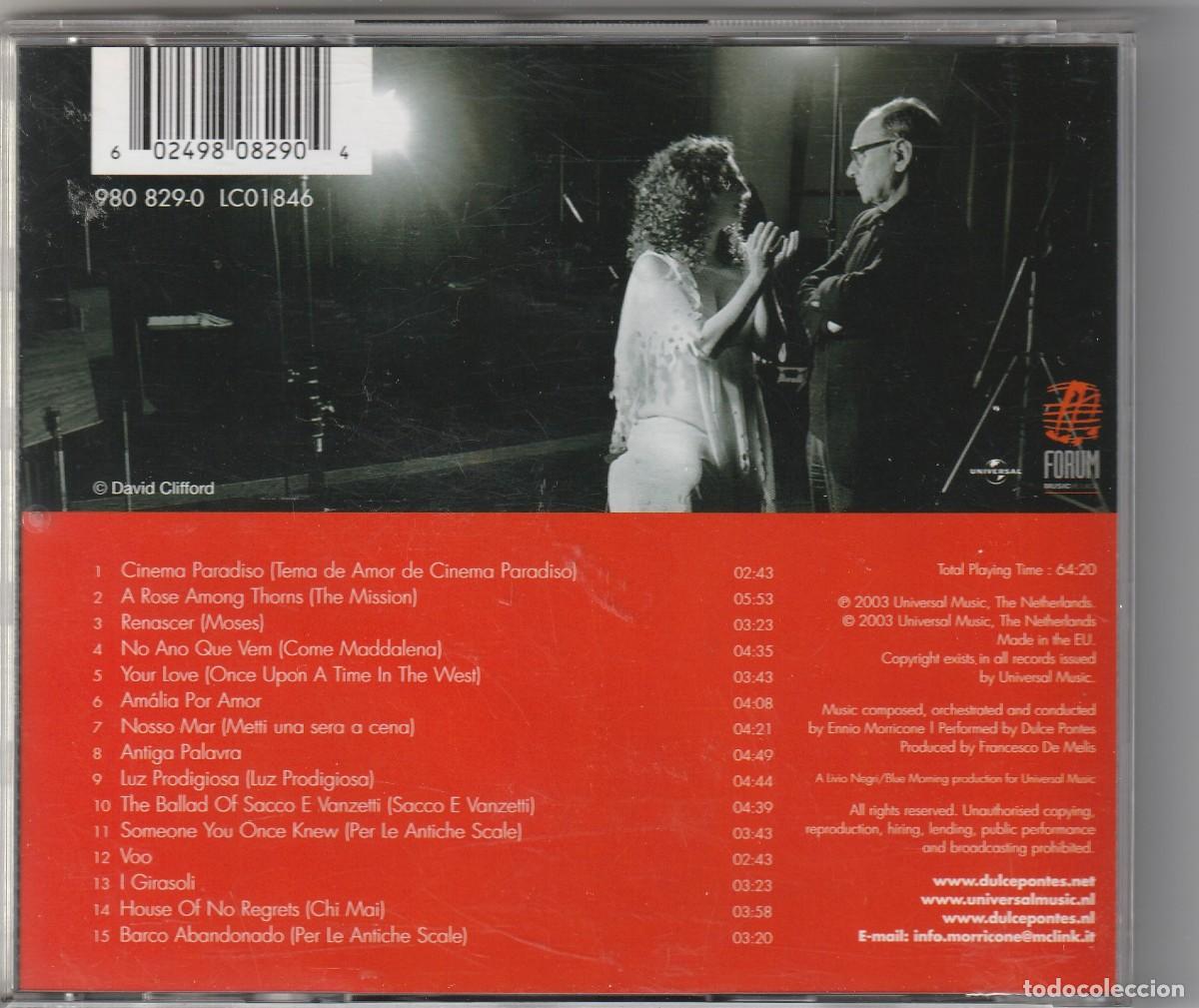 CDs de m&uacute;sica: ENNIO MORRICONE & DOLCE PONTES - FOCUS (CD FORUM 2003) - Foto 2