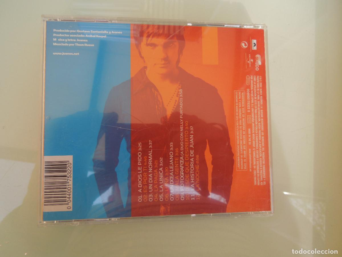 CDs de m&uacute;sica: JUANES - UN DIA NORMAL - CD 2002 SURCO - Foto 3
