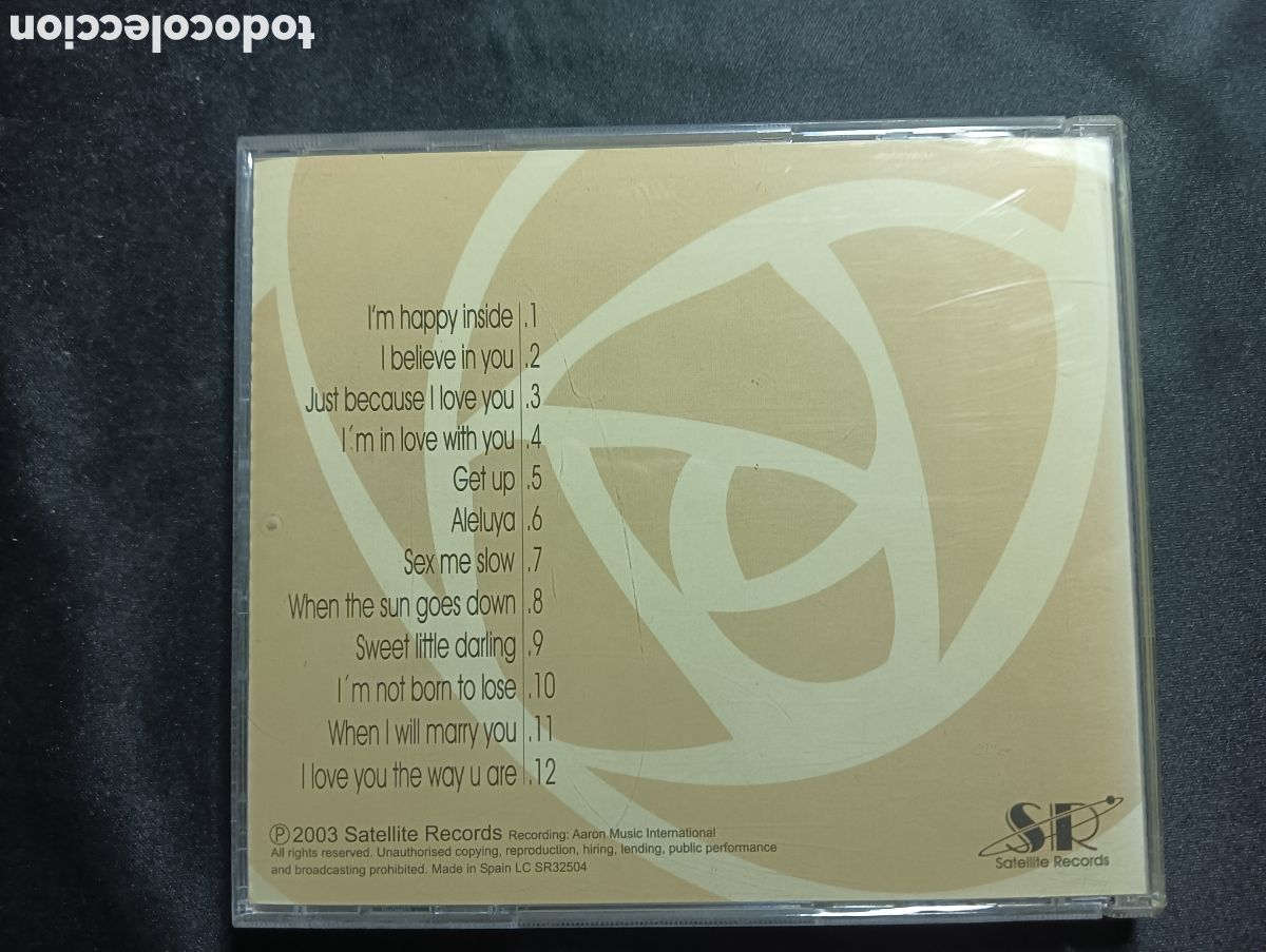 CDs de m&uacute;sica: CD- Aaron Lordson - Im happy Inside - Satellite Records 2003 - Foto 2