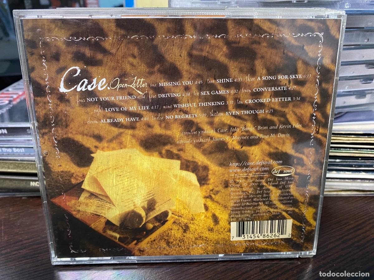 CDs de m&uacute;sica: Case - Open Letter (CD, Album) - Foto 2