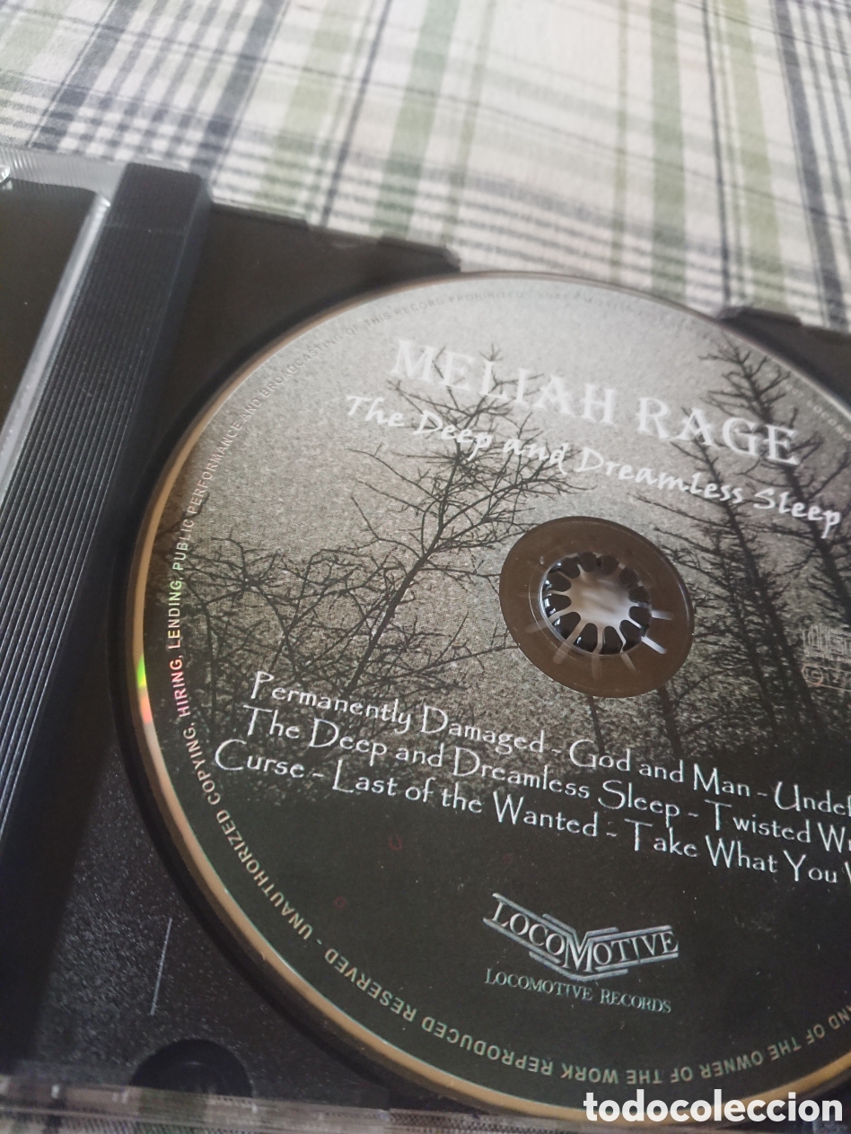 CDs de m&uacute;sica: Meliah Rage - The Deep and Dreamless sleep - CD - Foto 4